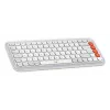 Logitech POP Icon Combo Tastatur Maus Universal Bluetooth QWERTY US International Orange Weiß