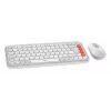 Logitech POP Icon Combo Tastatur Maus Universal Bluetooth QWERTY US International Orange Weiß