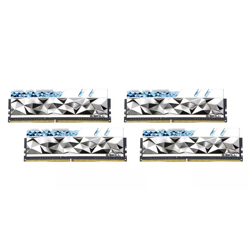 DIMM 64 GB DDR4-3600 (4x 16 GB) Quad-Kit, Arbeitsspeicher silber, F4-3600C16Q-64GTESC, Trident Z Royal Elite, INTEL XMP