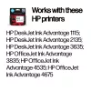 HP 652 Tri-color Original Ink Advantage Druckerpatrone, Cyan, Magenta, Gelb, 1 Stk., 200 Seiten