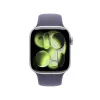 APPLE Watch Series 11 GPS + Cellular 42mm Silber Aluminiumgehäuse mit Purple Fog Sportarmband S/M