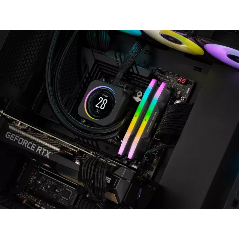 CORSAIR Speicher 32 GB DDR5 4800 MHz (2x16 GB) Vengeance RGB