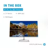 Monitor HP M27fq 27 Zoll Quad HD 2560x1440 IPS LCD, 300 cd/m², 75 Hz, 5 ms, Silber