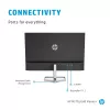Monitor HP M27fq 27 Zoll Quad HD 2560x1440 IPS LCD, 300 cd/m², 75 Hz, 5 ms, Silber