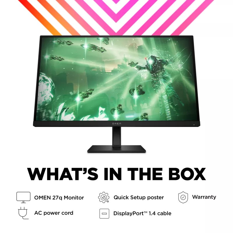 OMEN by HP 27 Zoll QHD 165Hz Gaming Monitor - OMEN 27q
