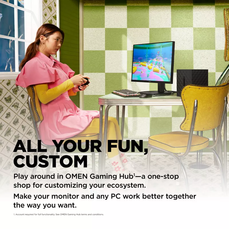 OMEN by HP 27 Zoll QHD 165Hz Gaming Monitor - OMEN 27q