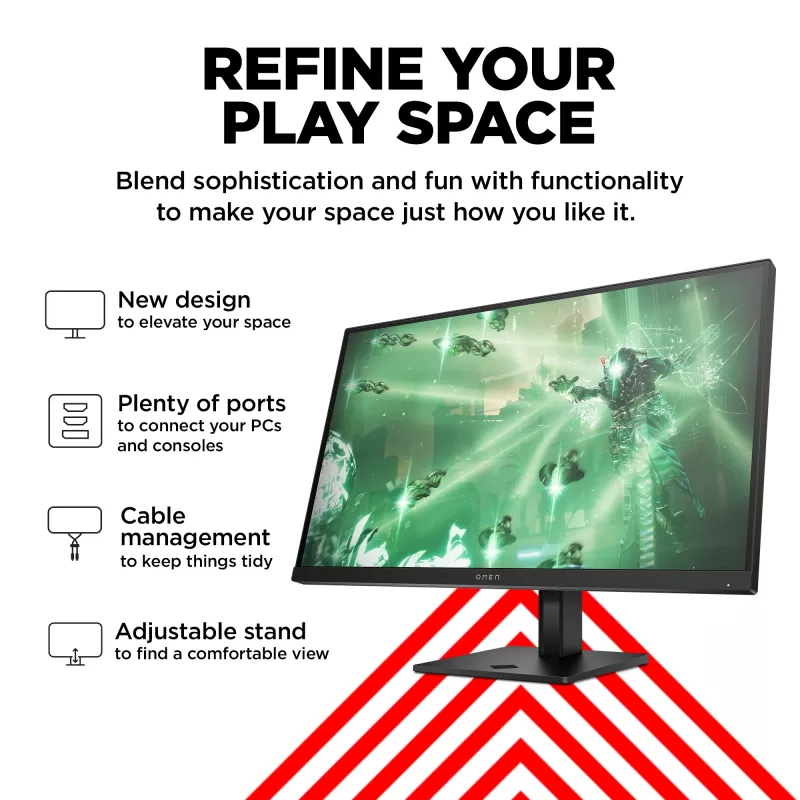 OMEN by HP 27 Zoll QHD 165Hz Gaming Monitor - OMEN 27q