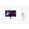 Samsung S32FG814SU Computermonitor 81,3 cm (32 Zoll) 3840 x 2160 Pixel 4K Ultra HD OLED Silber
