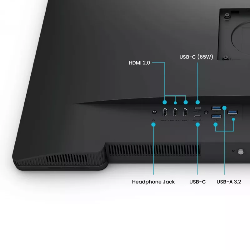Computermonitor BenQ PV3200U 31,5 Zoll (80 cm) 3840×2160 4K IPS LCD, 5 ms, USB-C, VESA, Lautsprecher, schwarz