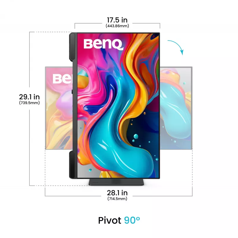 Computermonitor BenQ PV3200U 31,5 Zoll (80 cm) 3840×2160 4K IPS LCD, 5 ms, USB-C, VESA, Lautsprecher, schwarz