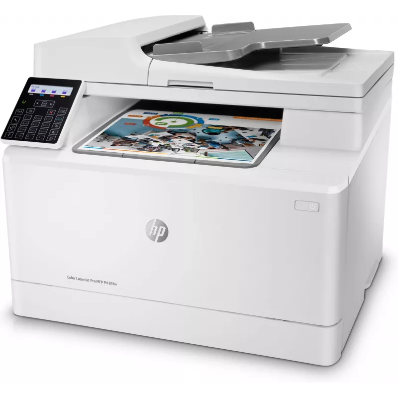 HP Color LaserJet Pro MFP M183fw, Laser, Farbdruck, 600 x 600 DPI, A4, Direktdruck, Weiß