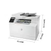 HP Color LaserJet Pro MFP M183fw, Laser, Farbdruck, 600 x 600 DPI, A4, Direktdruck, Weiß