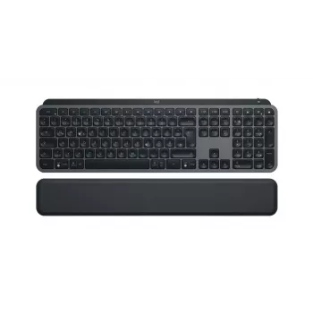 LOGITECH MX Keys S Tastatur Graphit mit Handballenauflage QWERTZ Deutsch