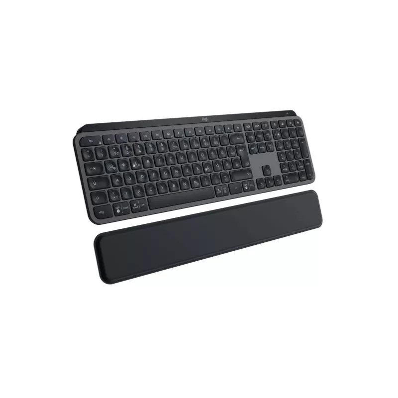 LOGITECH MX Keys S Tastatur Graphit mit Handballenauflage QWERTZ Deutsch
