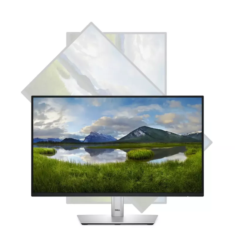 DELL P Series P2225H Computer Monitor 54,6 cm (21,5 Zoll) 1920 x 1080 Pixel Full HD LCD Schwarz, Silber