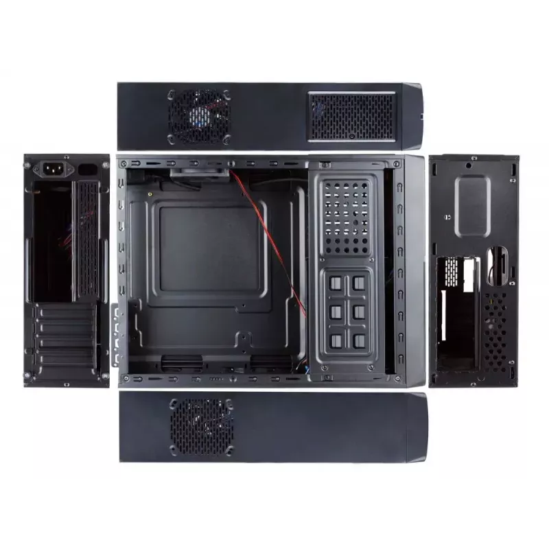 Chieftec UE-02B Computergehäuse Mini Tower Schwarz 250 W