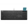 Kabelgebundene Full-Size-Smartcard-Tastatur Lenovo Smartcard Wired II — deutsches Layout, USB, 106 Tasten, schwarz