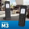 DECT-Telefon FRITZ Fon M3 Schnurloses Mobilteil Anruferkennung Schwarz