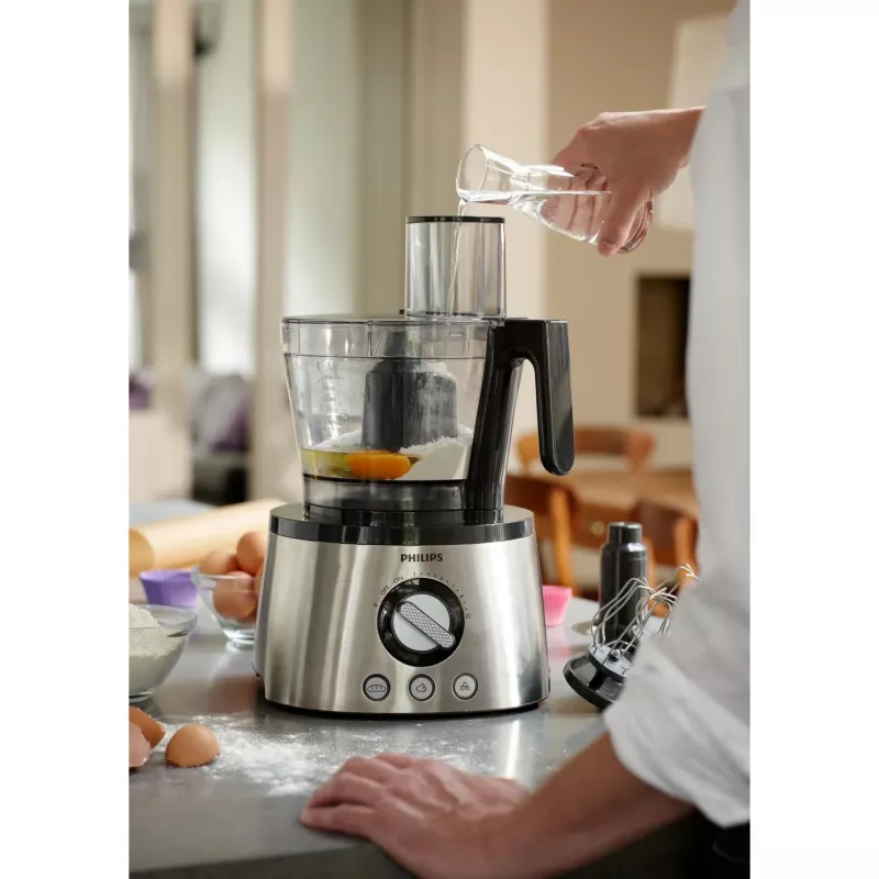 Küchenmaschine Philips HR7778/00 3,4 L Schüssel, 1300 W, 32 Funktionen, 12 Stufen, Edelstahl