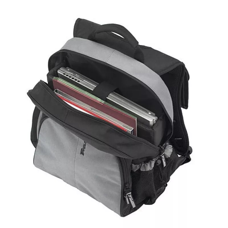 Targus TSB023EU Rucksack, Schwarz, Grau, Nylon