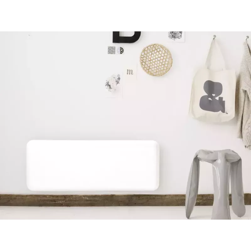 Mill Aluminium-Paneelheizkörper IB1200DN, 1200 W, geeignet für Räume bis 18 m², weiß