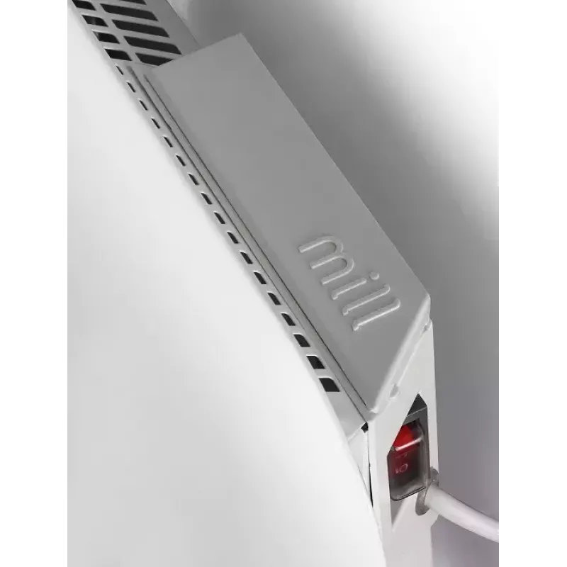 Mill Aluminium-Paneelheizkörper IB1200DN, 1200 W, geeignet für Räume bis 18 m², weiß