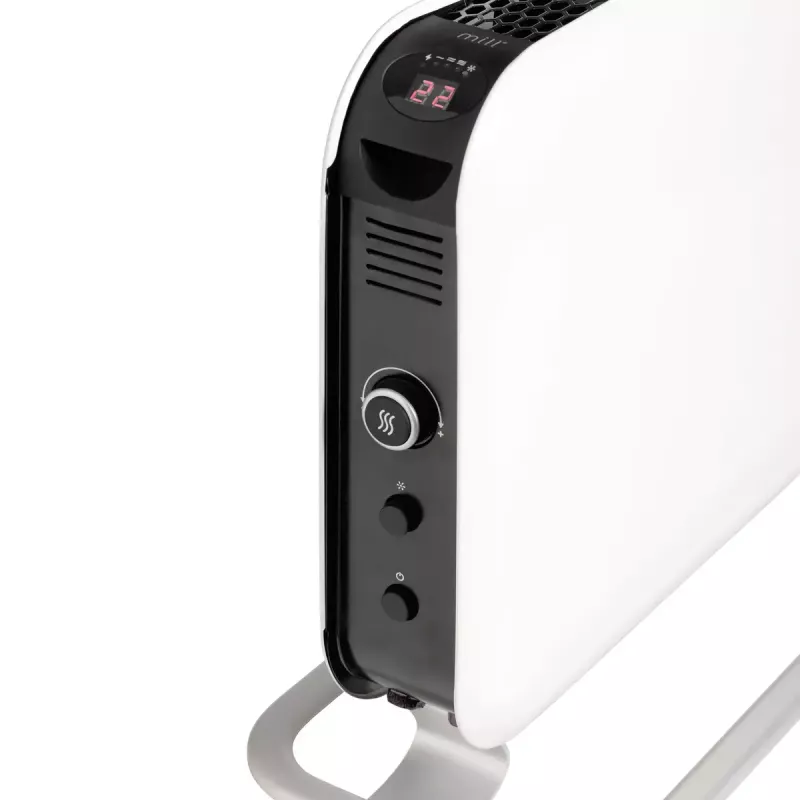 Mill Konvektionsheizung SG2000LED, 2000 W, 3 Heizstufen, LED-Display, geeignet für Räume bis 20 m², weiß