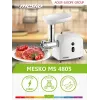 Fleischwolf Mesko Home MS 4805 600 W Weiß