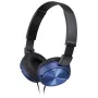 Sony MDR-ZX310, Kabelgebunden, 10 - 24000 Hz, Musik, 125 g, Kopfhörer, Blau