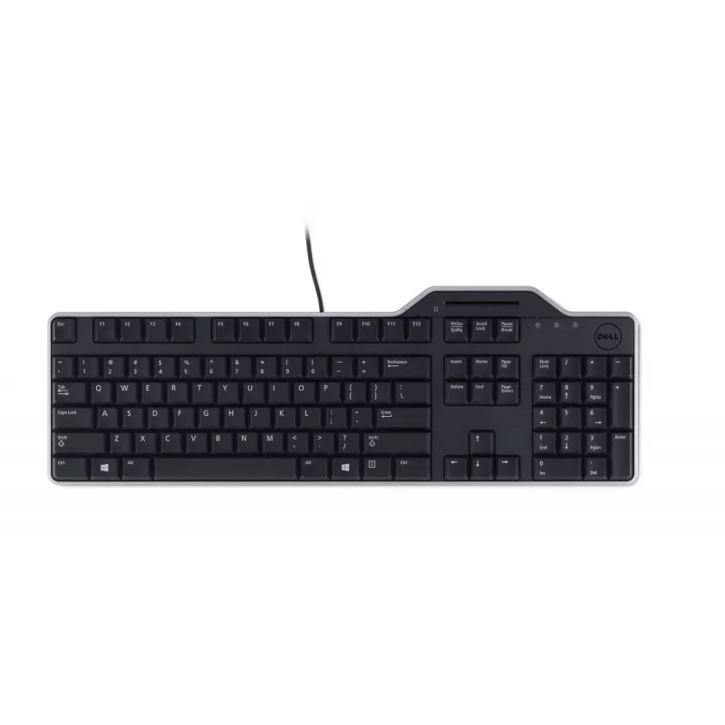 DELL Pro Smartcard-Tastatur - KB813 - Russisch (QWERTY), Full-Size (100%), Kabelgebunden, USB, QWERTY, Schwarz