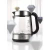 Elektrischer Wasserkocher Eta 1,7 L 2200 W Schwarz Edelstahl Transparent