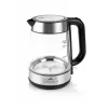 Elektrischer Wasserkocher Eta 1,7 L 2200 W Schwarz Edelstahl Transparent