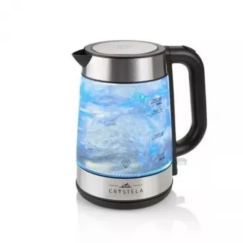 Elektrischer Wasserkocher Eta 1,7 L 2200 W Schwarz Edelstahl Transparent