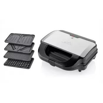 Sandwichmaker ETA Sorento 3151 90010 — 900 W, 4 Sandwichs, Edelstahl/schwarz