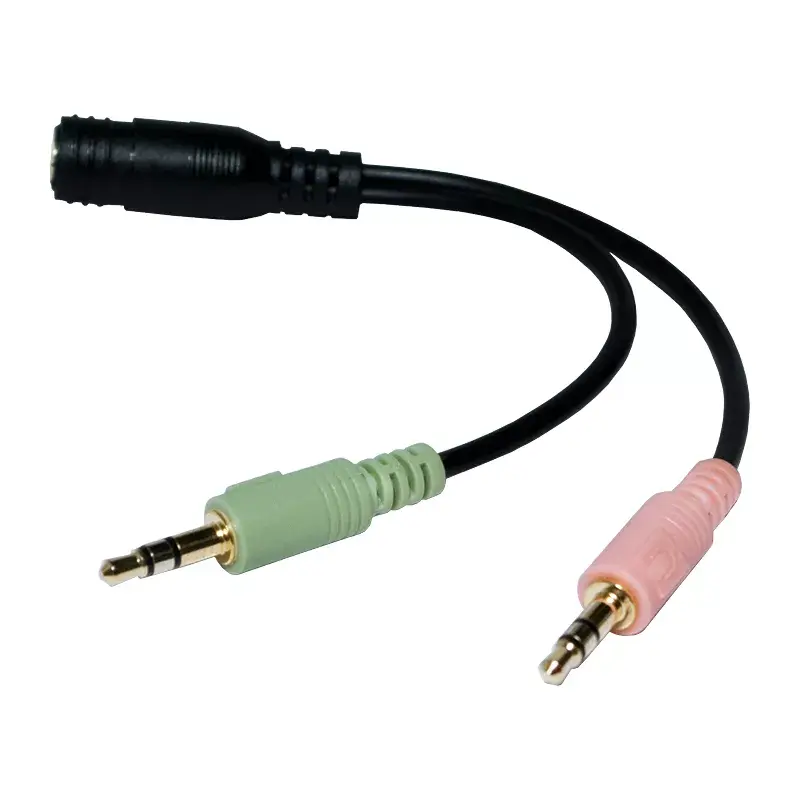 Audiokabel LogiLink CA0020 0,15 m 3,5 mm 2 x 3,5 mm Schwarz
