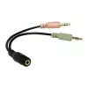 Audiokabel LogiLink CA0020 0,15 m 3,5 mm 2 x 3,5 mm Schwarz