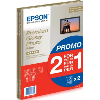 Epson Premium Glossy Photo Paper - A4 - 2x 15 Blatt