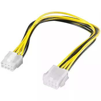 Stromverlängerungskabel Goobay EPS 8-Pin 0,28 m
