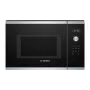 Einbau-Mikrowelle Solo Bosch Serie 6 BFL554MS0 — 900 W, 25 L, Dreh- und Touch-Bedienung, Edelstahl/Schwarz