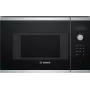 Bosch Serie 4 BFL523MS0 Mikrowelle Schwarz, Edelstahl Solo-Mikrowelle Einbau 20 L 800 W