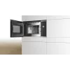 Bosch Serie 4 BFL523MS0 Mikrowelle Schwarz, Edelstahl Solo-Mikrowelle Einbau 20 L 800 W