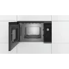 Bosch Serie 4 BFL523MS0 Mikrowelle Schwarz, Edelstahl Solo-Mikrowelle Einbau 20 L 800 W