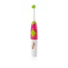 Rotierende elektrische Kinderzahnbürste ETA Eta Batterie AAA 1 Griff 1 Bürstenkopf rosa 145×80×215 mm