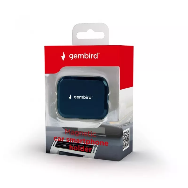 GEMBIRD Smartphone-Magnethalterung fürs Auto, Schwarz