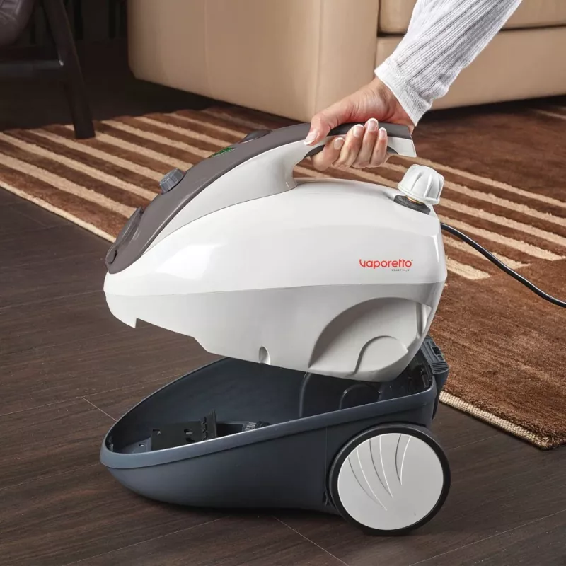Polti Vaporetto Smart 30_S Zylinder-Dampfreiniger 1,6 L 1800 W Grau, Weiß