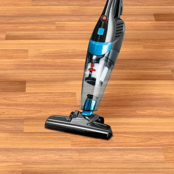 Bissell Featherweight Pro Eco Stabstaubsauger AC Trocken Beutellos 0,5 L 450 W Blau, Titan