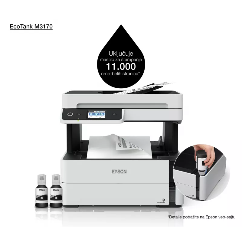 Multifunktionsdrucker Epson EcoTank ET-M3170 Tintenstrahl Monodruck
