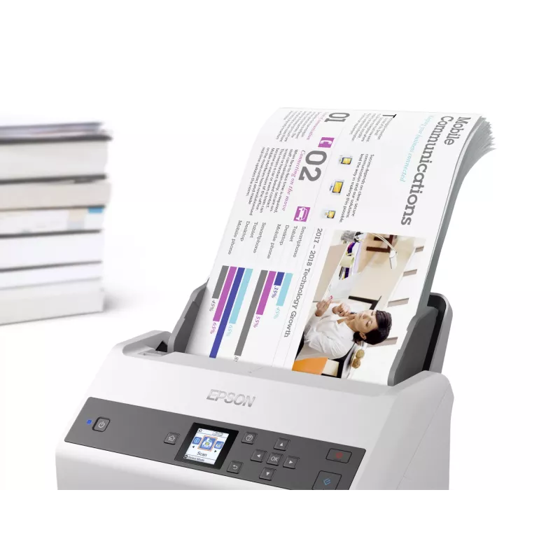 Epson WorkForce DS-970 Einzugsscanner 600 x 600 DPI A4 Grau, Weiß