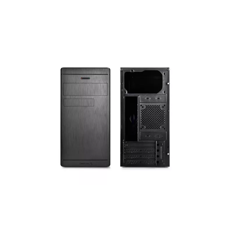 PC-Gehäuse DeepCool Wave V2 Mini Tower Schwarz — microATX/Mini-ITX, 350×175×390 mm, GPU bis 34 cm, CPU-Kühlerhöhe 14 cm