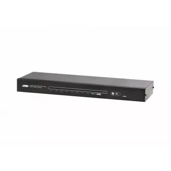 ATEN 8-Port HDMI CAT5e/6 Splitter, HDMI, HDMI, 1920 x 1080 Pixel, Schwarz, Metall, Full HD